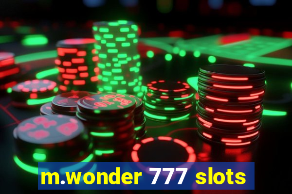 m.wonder 777 slots